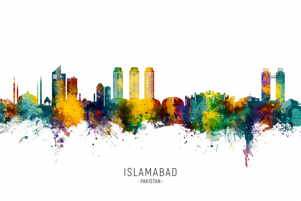 Skyline von Islamabad,Pakistan von Michael Tompsett