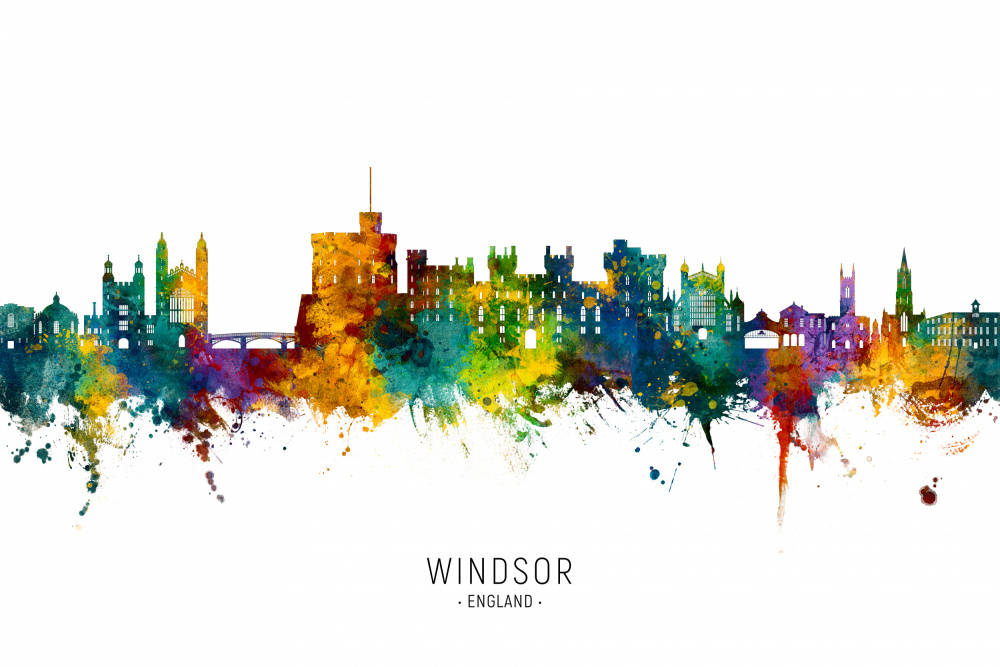 Skyline von Windsor,England von Michael Tompsett