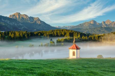 Kapelle am Hergratsrieder See