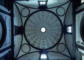 View of the cupola in the New Sacristy, 1520-24 and 1530-33 (photo) 04th