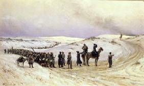 In Bulgarien. Szene aus dem russisch-türkischen Krieg 1877-1878 1879