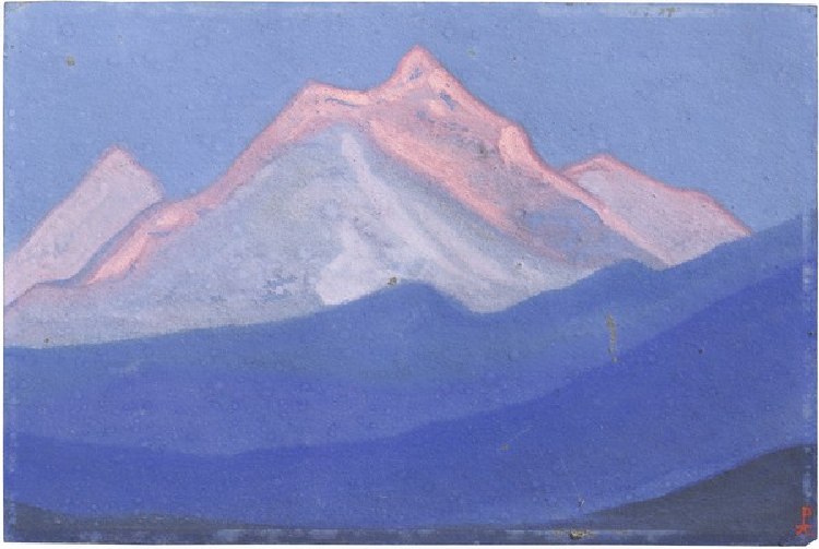 Der Himalaja von Nikolai Konstantinow Roerich