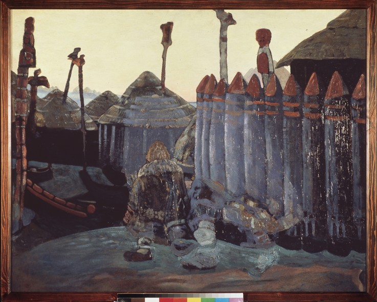 Ein Heidenhügel von Nikolai Konstantinow Roerich