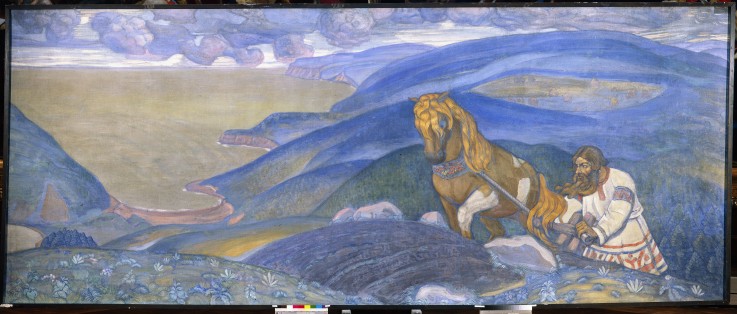 Mikula Seljaninowitsch von Nikolai Konstantinow Roerich