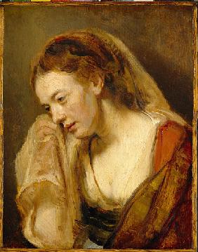 A Woman Weeping 1645