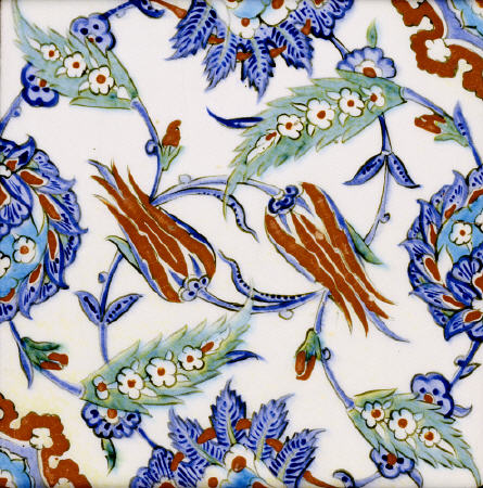 An Iznik Pottery Tile, C von 