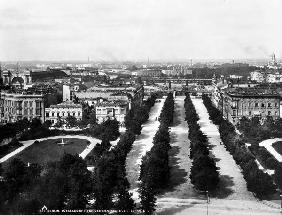 Blick von Siegessaeule auf Siegesallee