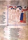 Inferno XXIX f.21r Geri del Bello in the Circle of the Falsifiers, from the Divine Comedy, 13th cent 1851