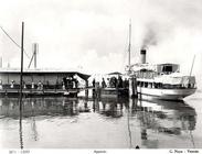 Landing-Stage, the Lido, c.1910 (b/w photo) 1844