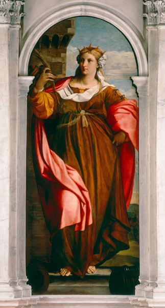 Palma il Vecchio, Heilige Barbara von 