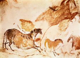 Rock painting of horses c.17000 BC
