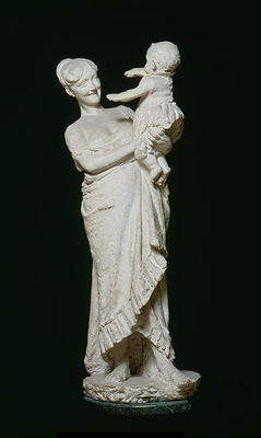The Mother, statue by Adriano Cecioni (1838-66) (plaster) von 