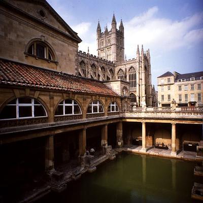The Roman Baths, built 1st century AD to 4th century AD (photo) von 