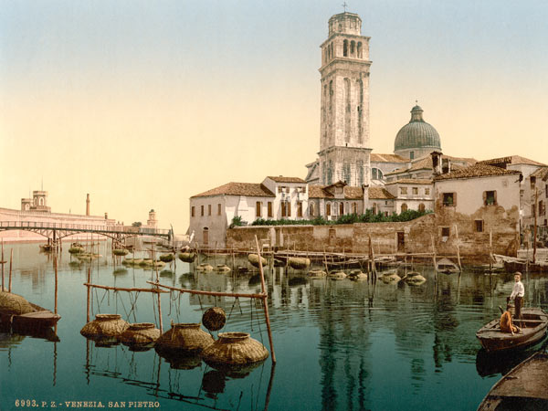 Venedig, S.Pietro di Castello, Photochrom von 