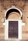 View of the doorway to the Convent, 17th century (photo) 15th