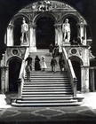 View of the Scala dei Giganti, designed by Antonio Rizzo (1484-1501) with statues of Mars and Neptun 1844