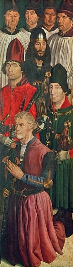 Panel of the Knights, from the Polyptych of St. Vincent, c.1465 von Nuno Goncalves or Gonzalvez