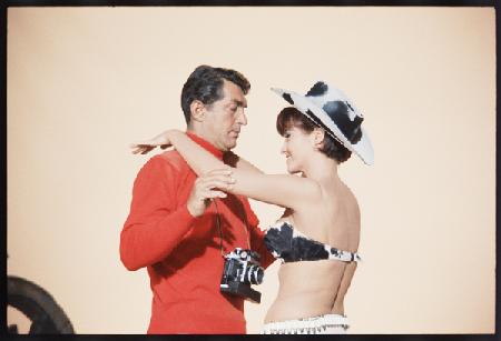 Dean Martin as Matt Helm on set The Silencers 1966