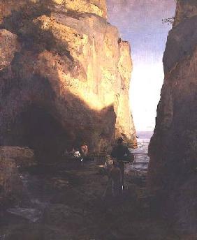 Entering the Grotto 1881