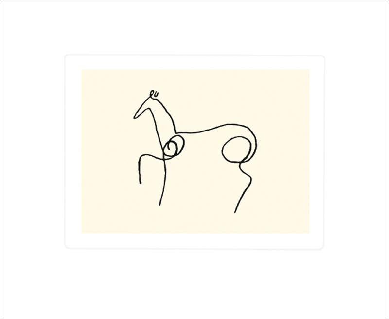 Bild:  Pablo Picasso - Le cheval