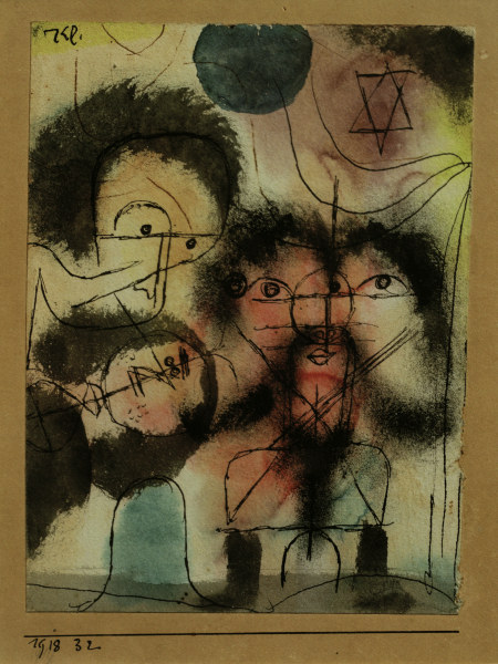 DAEMONEN, 1918. von Paul Klee