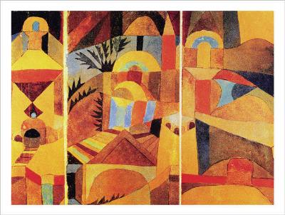 Bild:  Paul Klee - Il giardino del tempio - (PK-558)