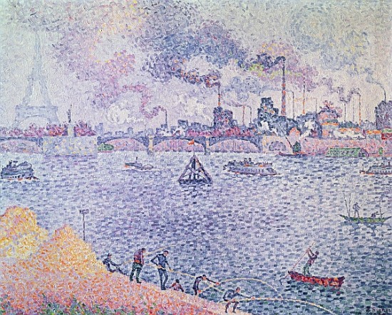The Seine, Grenelle von Paul Signac