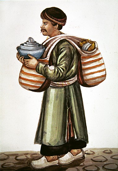 The ceramic merchant von Persian School