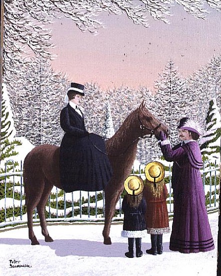 Lady on Horseback  von Peter  Szumowski