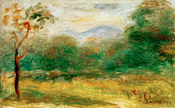 A.Renoir, Landschaft in Südfrankreich von Pierre-Auguste Renoir