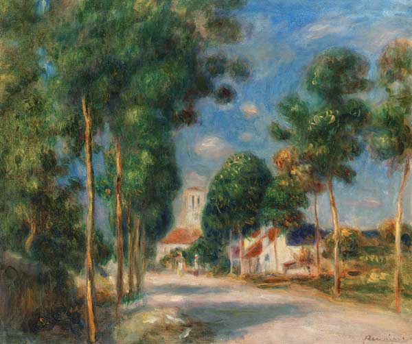 The Road to Essoyes von Pierre-Auguste Renoir