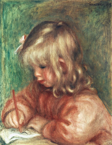 Child Drawing von Pierre-Auguste Renoir