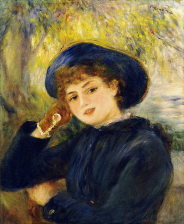 Portrait Of Madamoiselle Demarsy von Pierre-Auguste Renoir