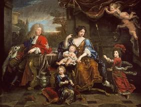 The Grand Dauphin with his Wife and Children 1687