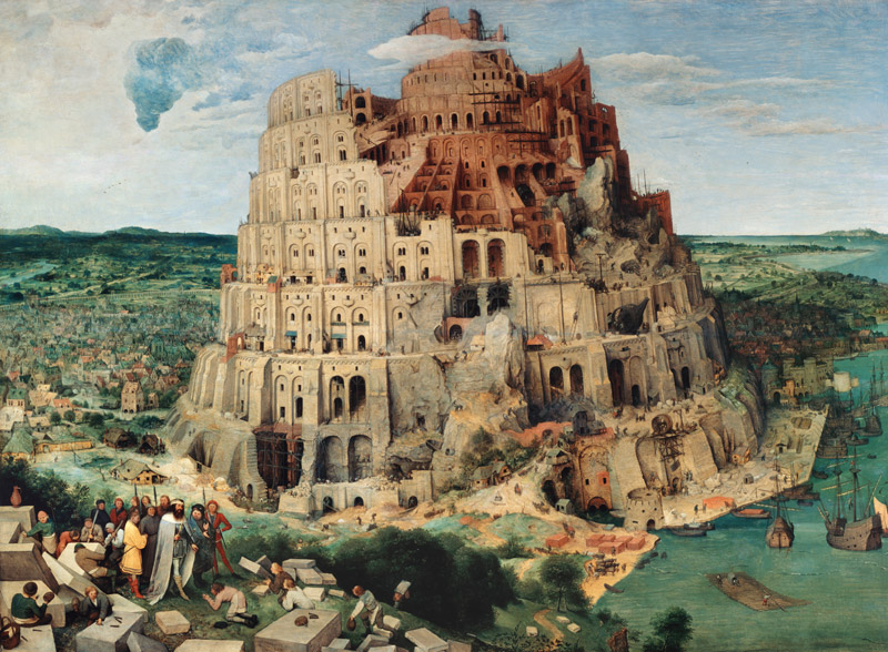 Der Turmbau zu Babel von Pieter Brueghel d. Ä.