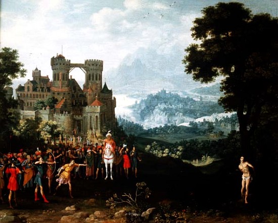 The Martyrdom of St. Sebastian von Pieter Schoubroeck
