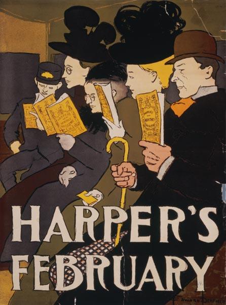 Harper's February, Von Edward Penfield 1897