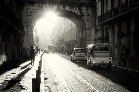 Sonnenuntergang in Lissabon