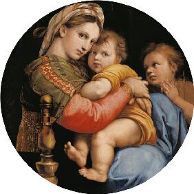 Madonna della Sedia (Tondo) 1513/14