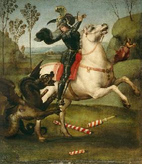 Hl. Georg im Kampf mit dem Drachen c.1505