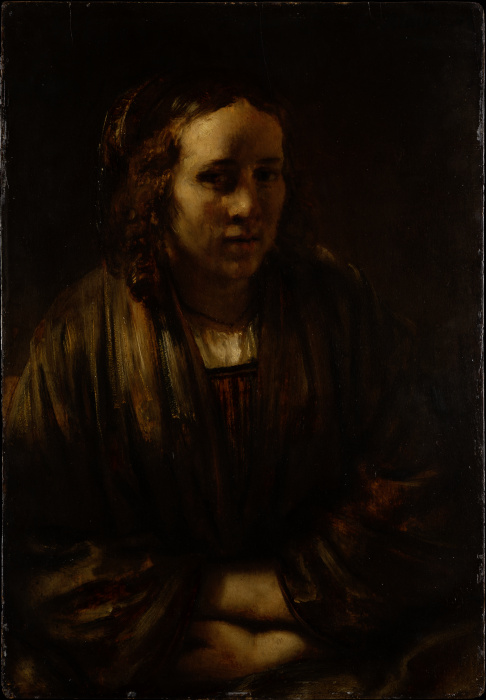 Halbfigur einer jungen Frau („Hendrickje Stoffels") von Rembrandt van Rijn