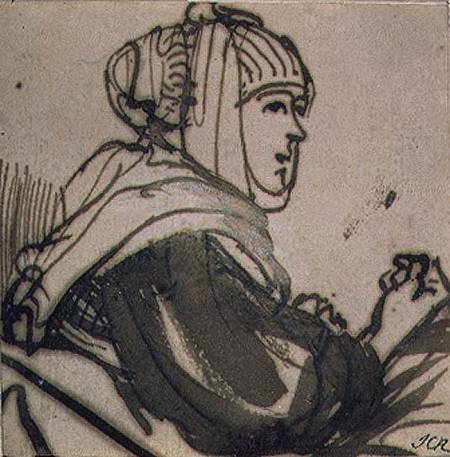 Portrait of Saskia von Rembrandt van Rijn