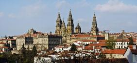 Blick auf Santiago de Compostela