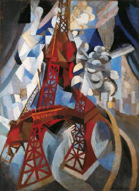 Der rote Eiffelturm La Tour Rouge 1911-12