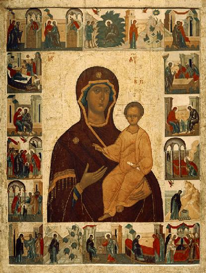 Virgin Hodegetria Icon of Smolensk c.1450