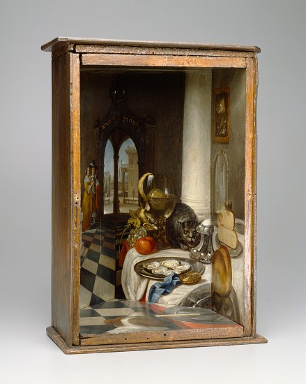 Perspective Box of a Dutch Interior von Samuel van Hoogstraten