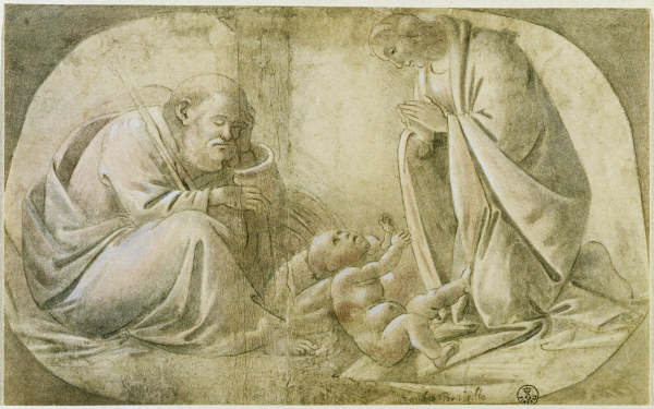 S.Botticelli / The Holy Family von Sandro Botticelli