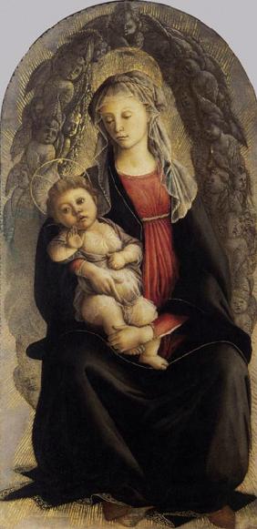 Madonna mit Kind und einer Glorie 1469/70