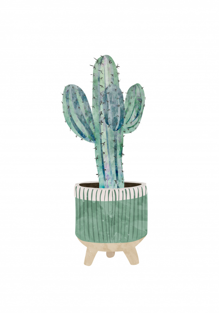 Boho Scandi-Kaktus 1 von Sarah Manovski