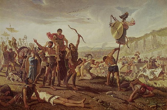 Marius triumphing over the Cimbri von Saverio Altamura